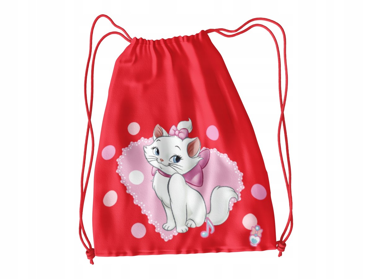 WOREK DO SZKOŁY WF/BUTY KOTEK MARIE + IMIĘ