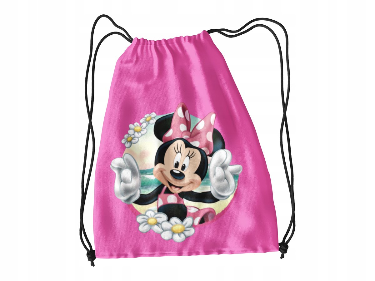 Worek Do Szkoły Wf/Buty Myszka Minnie + Imię