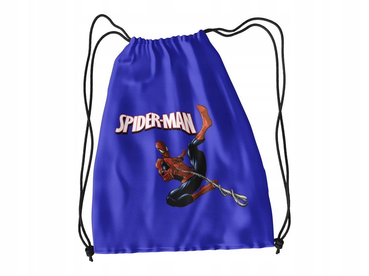 WOREK DO SZKOŁY WF/BUTY SPIDERMAN + IMIĘ