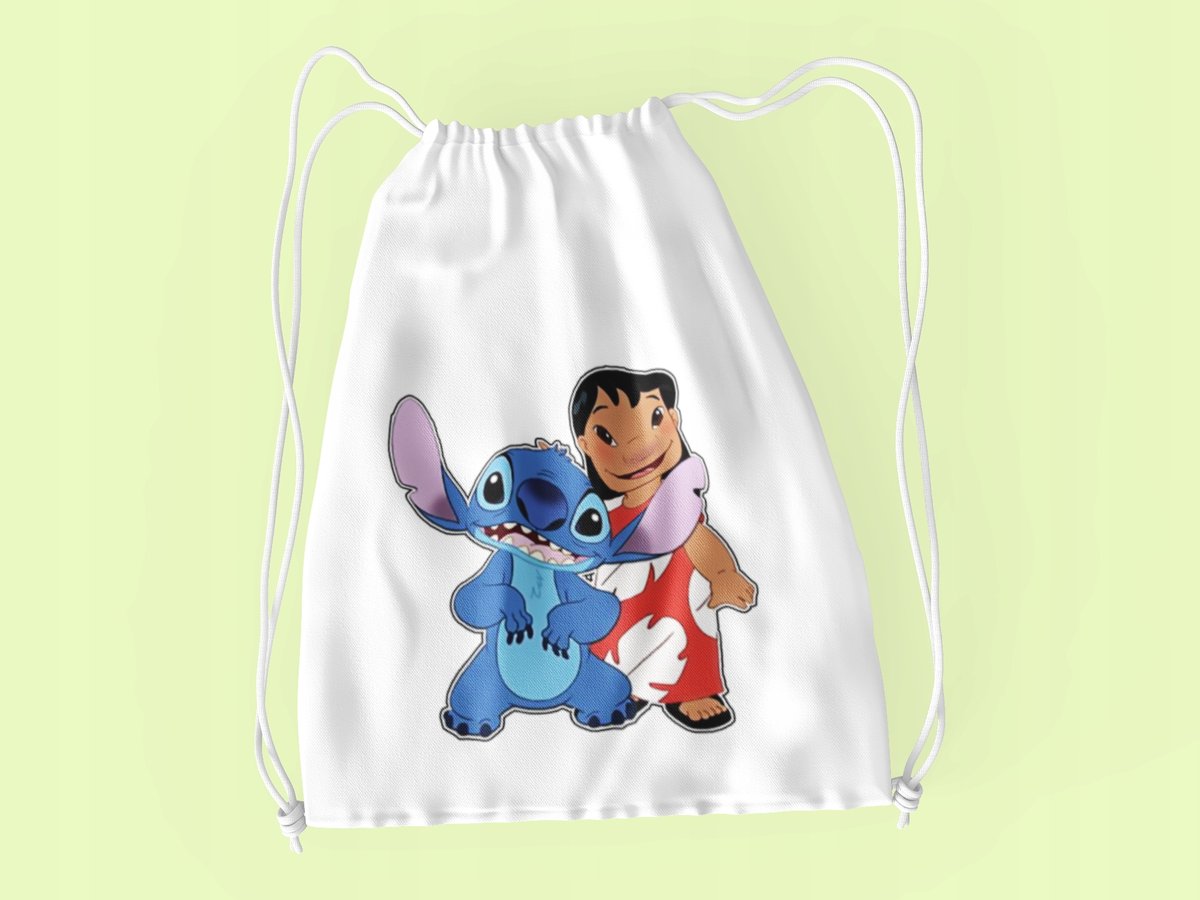 WOREK DO SZKOŁY WF/BUTY STITCH + IMIĘ