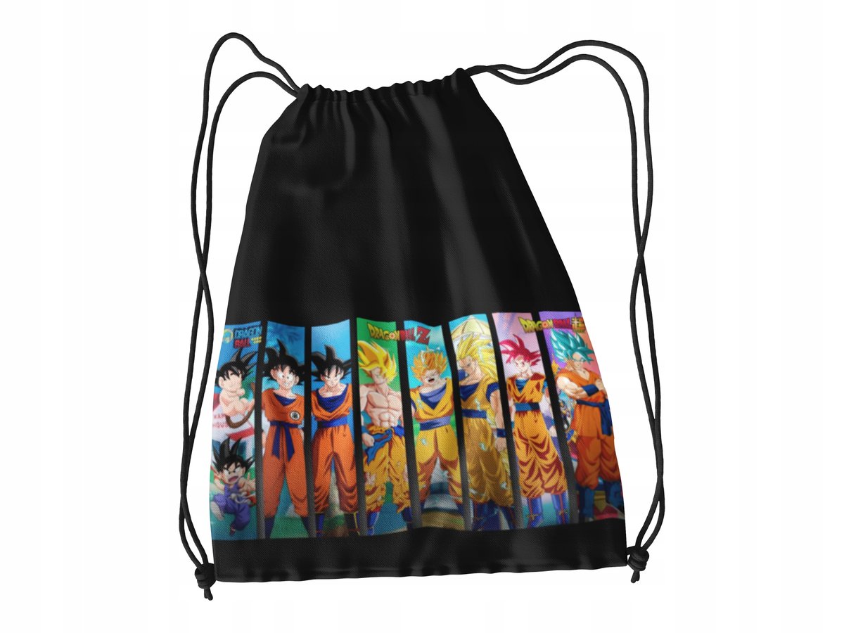 WOREK DO SZKOŁY WF/BUTY DRAGONBALL + IMIĘ