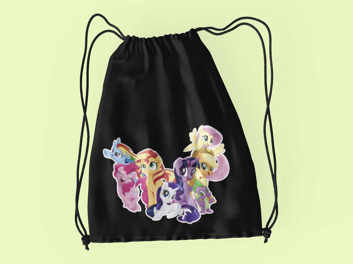 WOREK DO SZKOŁY WF/BUTY MY LITTLE PONNY + IMIĘ