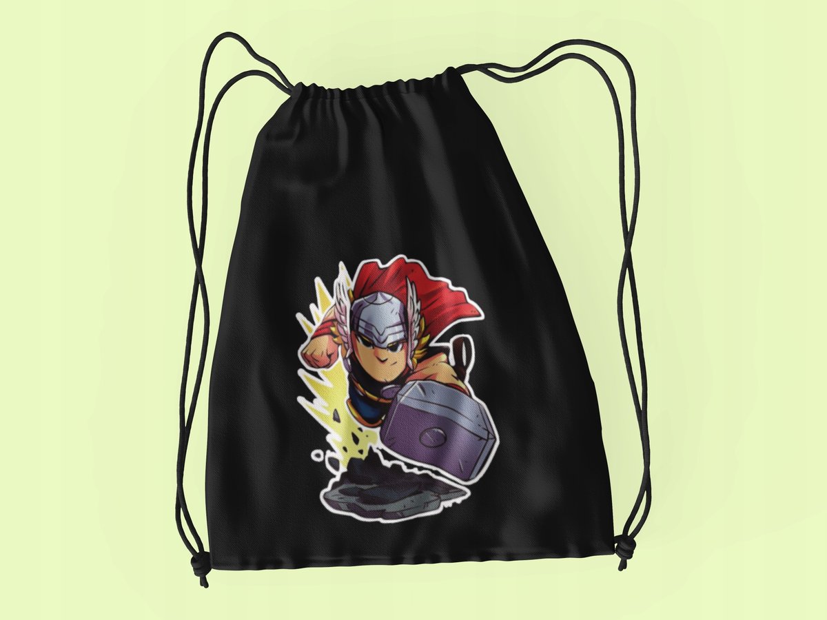WOREK DO SZKOŁY WF/BUTY THOR AVENGERS+ IMIĘ