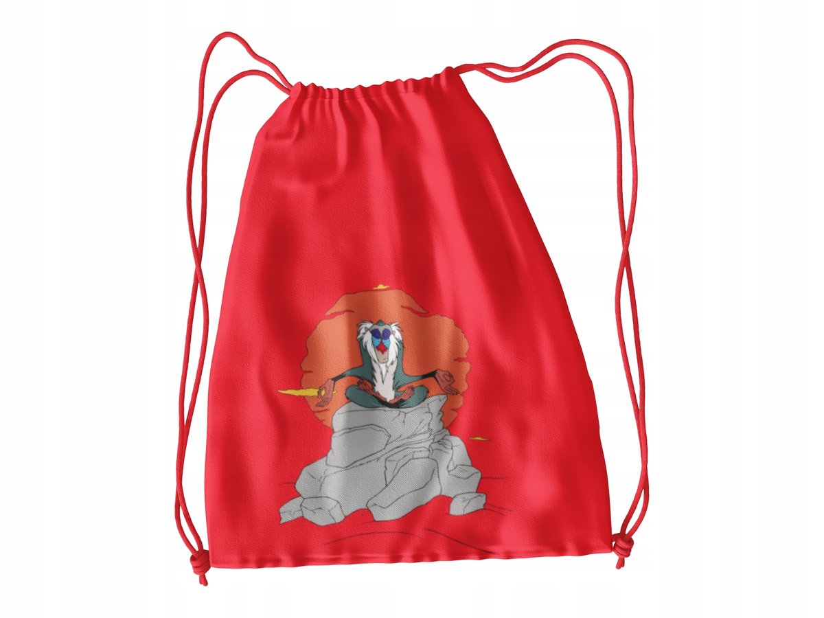 WOREK DO SZKOŁY WF/BUTY KRÓL LEW + IMIĘ
