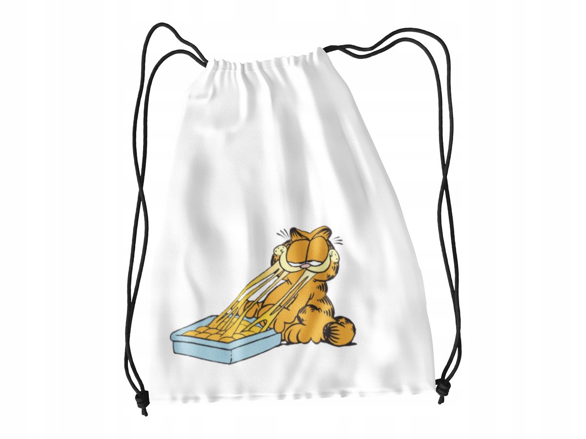 WOREK DO SZKOŁY WF/BUTY GARFIELD + IMIĘ