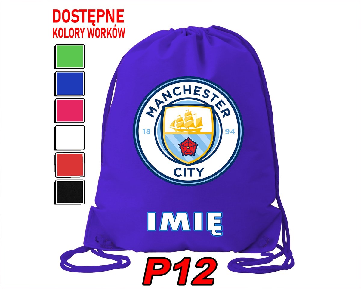 WOREK SZKOLNY NA WF TRENING BUTY SPORTOWY DLA FANA MANCHESTER CITY KLUBY