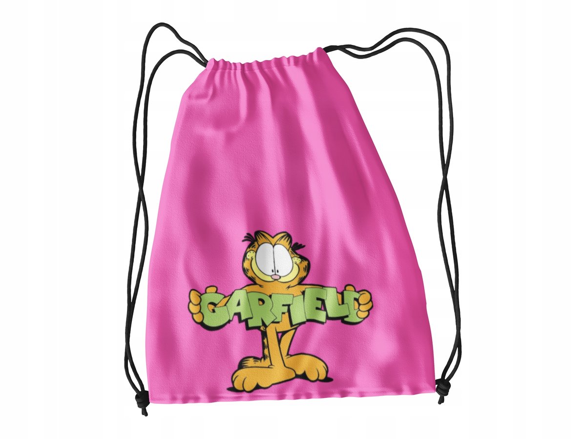 WOREK DO SZKOŁY WF/BUTY GARFIELD + IMIĘ