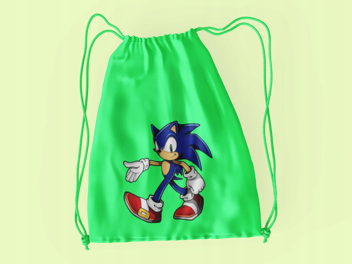 WOREK DO SZKOŁY WF/BUTY SONIC+ IMIĘ