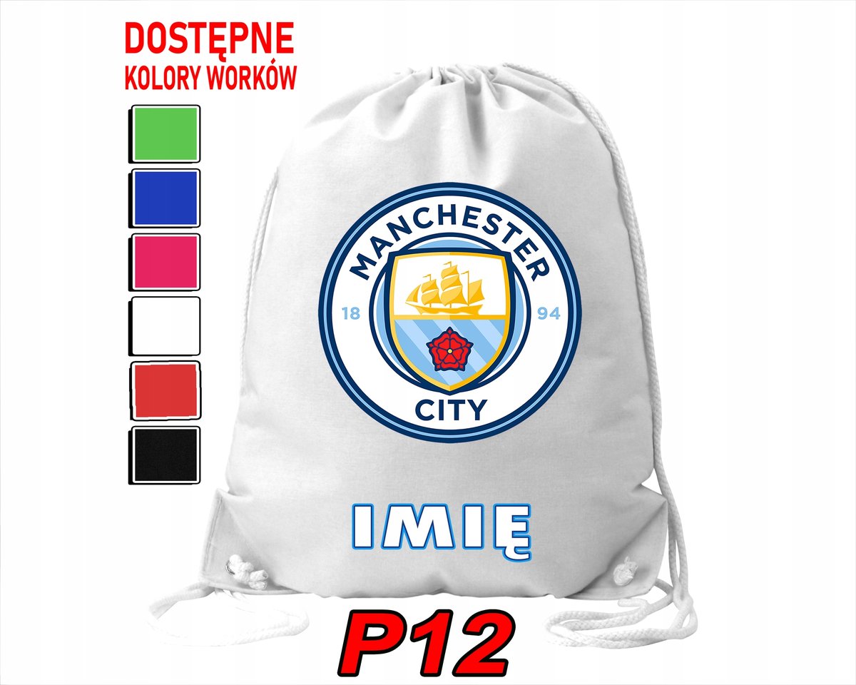 WOREK SZKOLNY NA WF TRENING BUTY SPORTOWY DLA FANA MANCHESTER CITY KLUBY