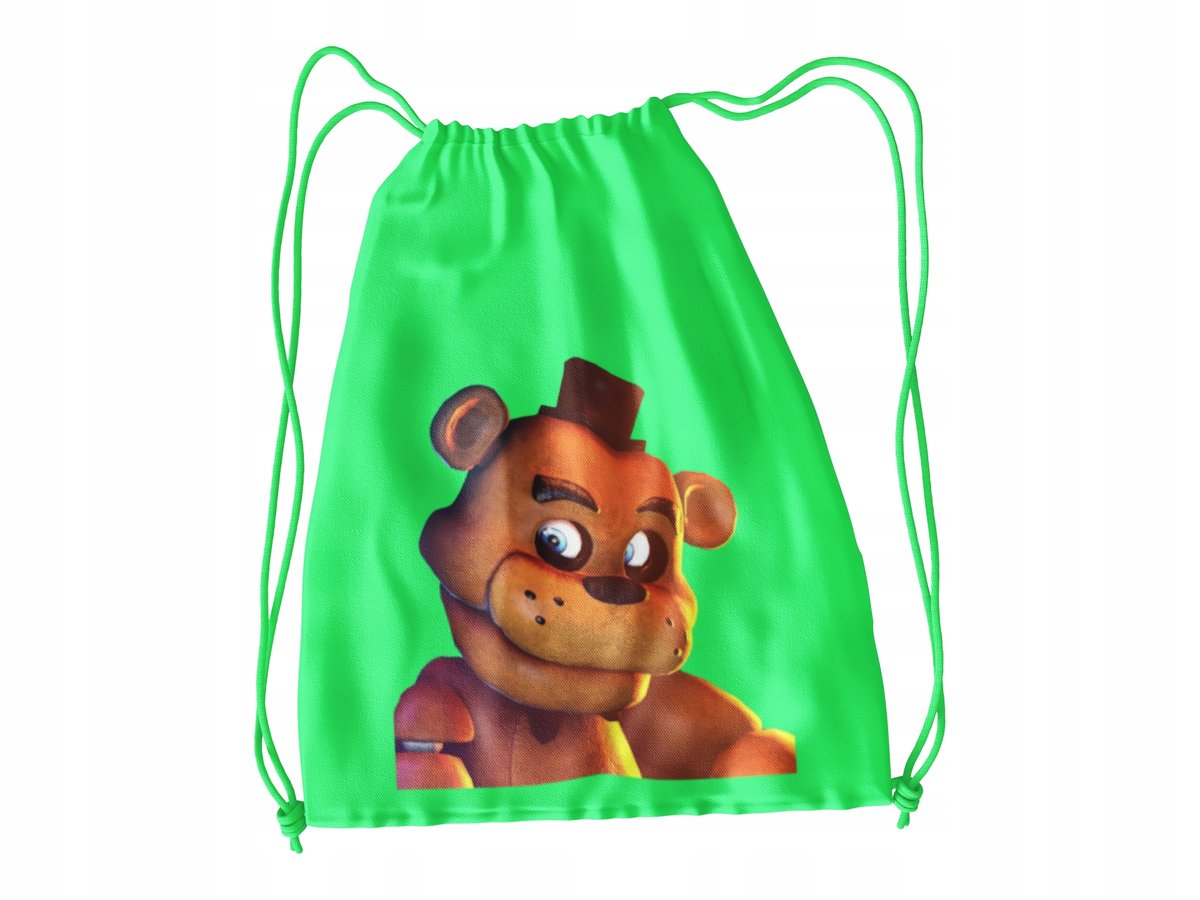 WOREK DO SZKOŁY WF/BUTY FNAF + IMIĘ