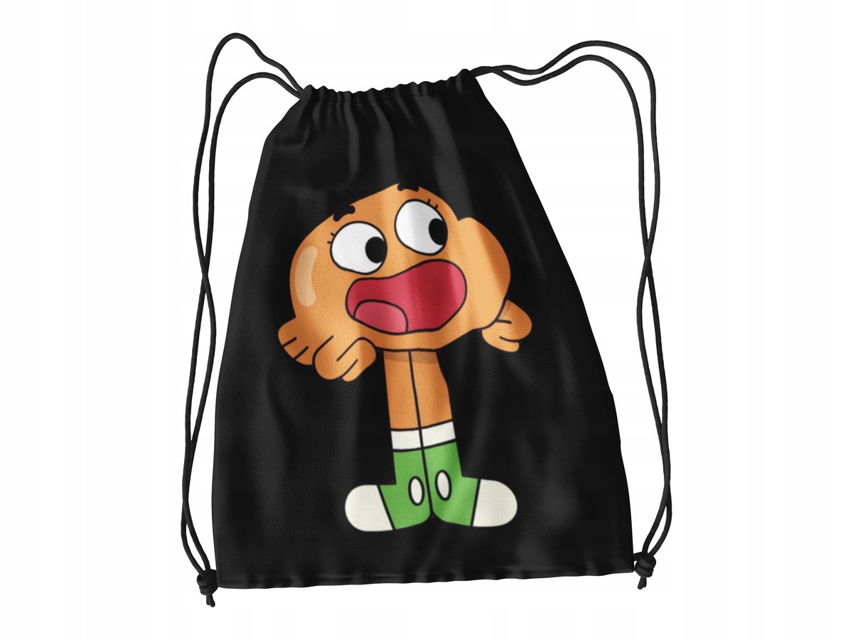 WOREK DO SZKOŁY WF/BUTY GUMBALL+ IMIĘ