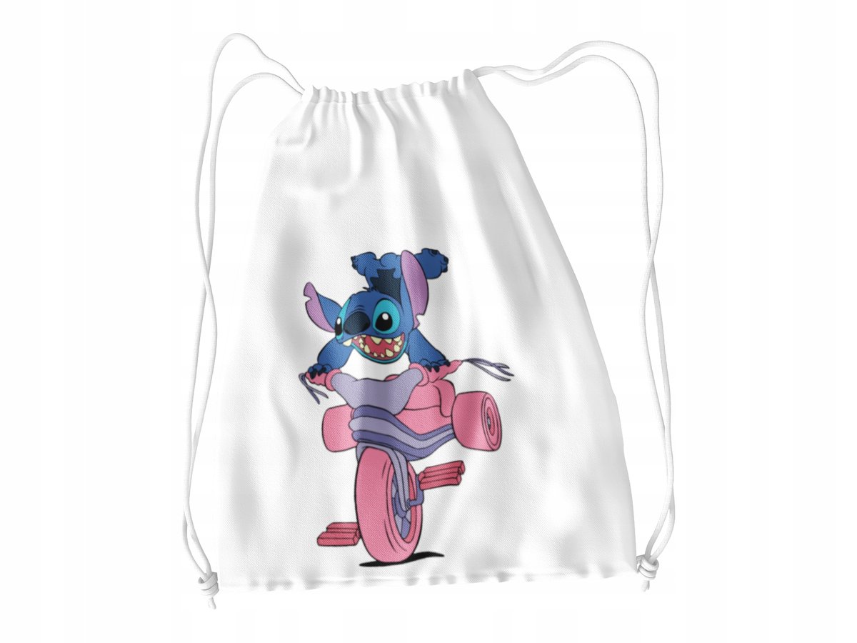 WOREK DO SZKOŁY WF/BUTY STITCH + IMIĘ