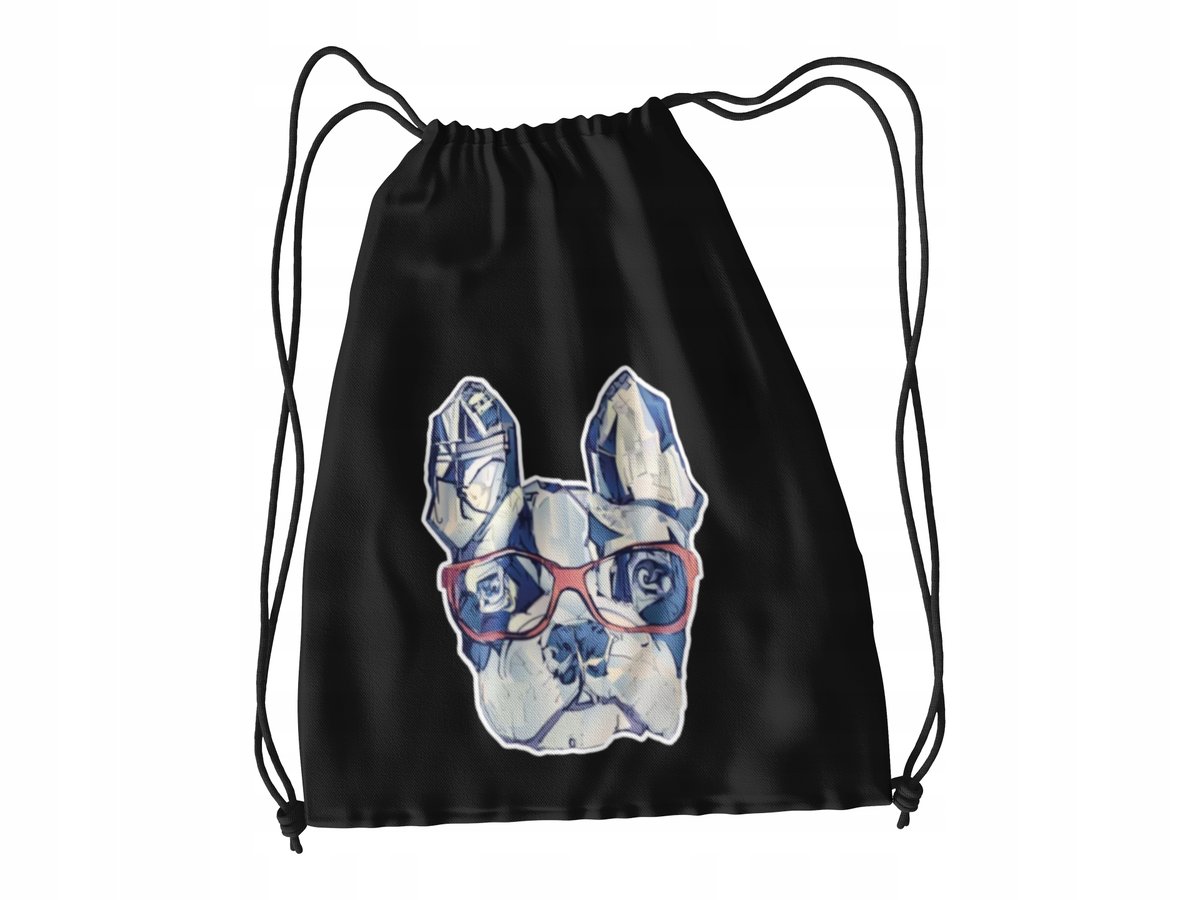 WOREK DO SZKOŁY WF/BUTY BULDOG PSY + IMIĘ GRATI