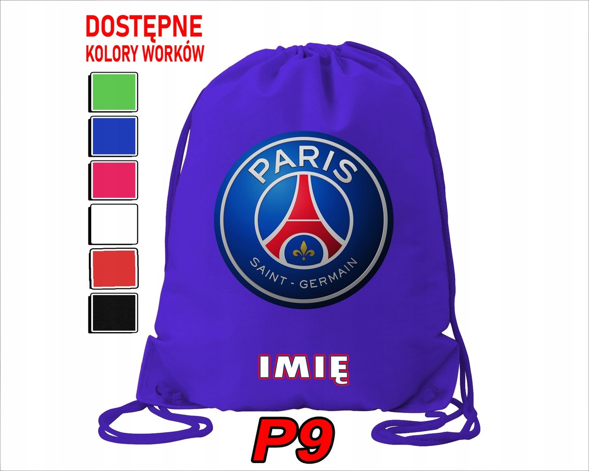 WOREK SZKOLNY NA WF TRENING BUTY SPORTOWY DLA FANA PARIS SAINT GERMAIN KLUB