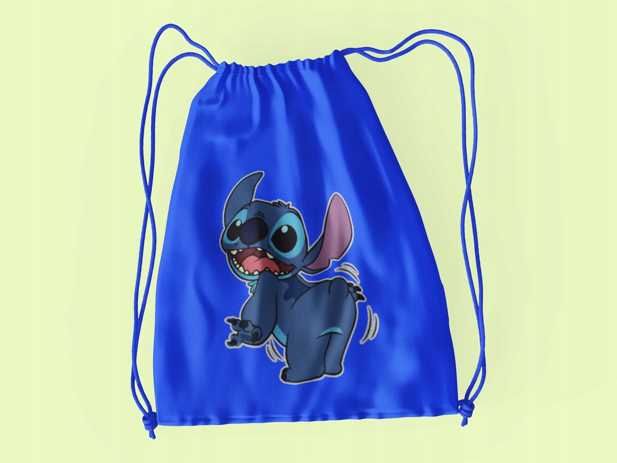 WOREK DO SZKOŁY WF/BUTY STITCH + IMIĘ