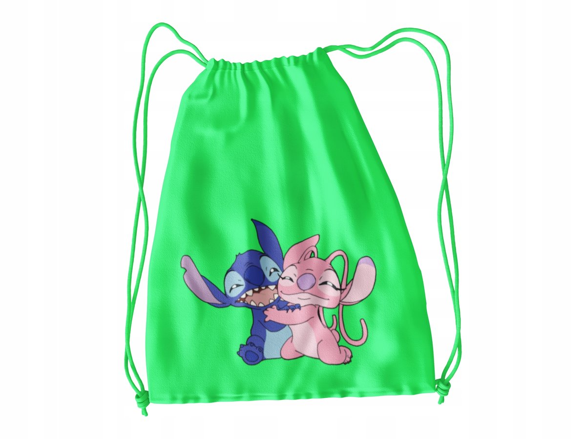 WOREK DO SZKOŁY WF/BUTY STITCH + IMIĘ