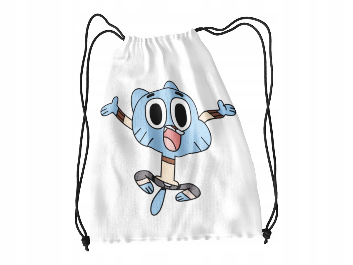 WOREK DO SZKOŁY WF/BUTY GUMBALL+ IMIĘ