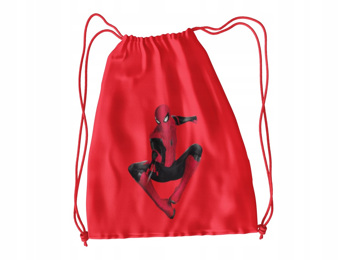 WOREK DO SZKOŁY WF/BUTY SPIDERMAN + IMIĘ