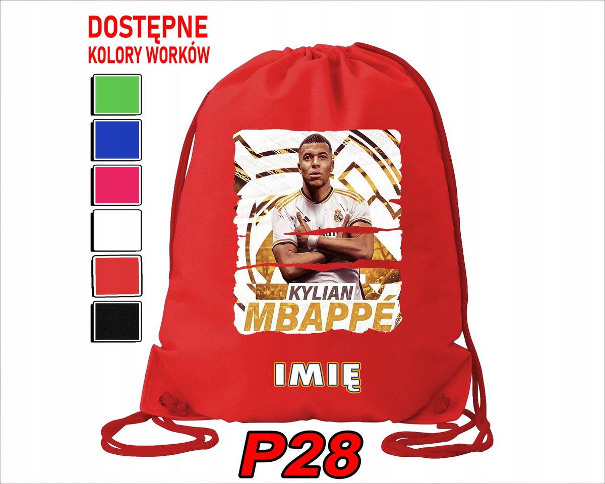 WOREK SZKOLNY NA WF TRENING BUTY SPORTOWY DLA FANA KILIAN MBAPPE REAL