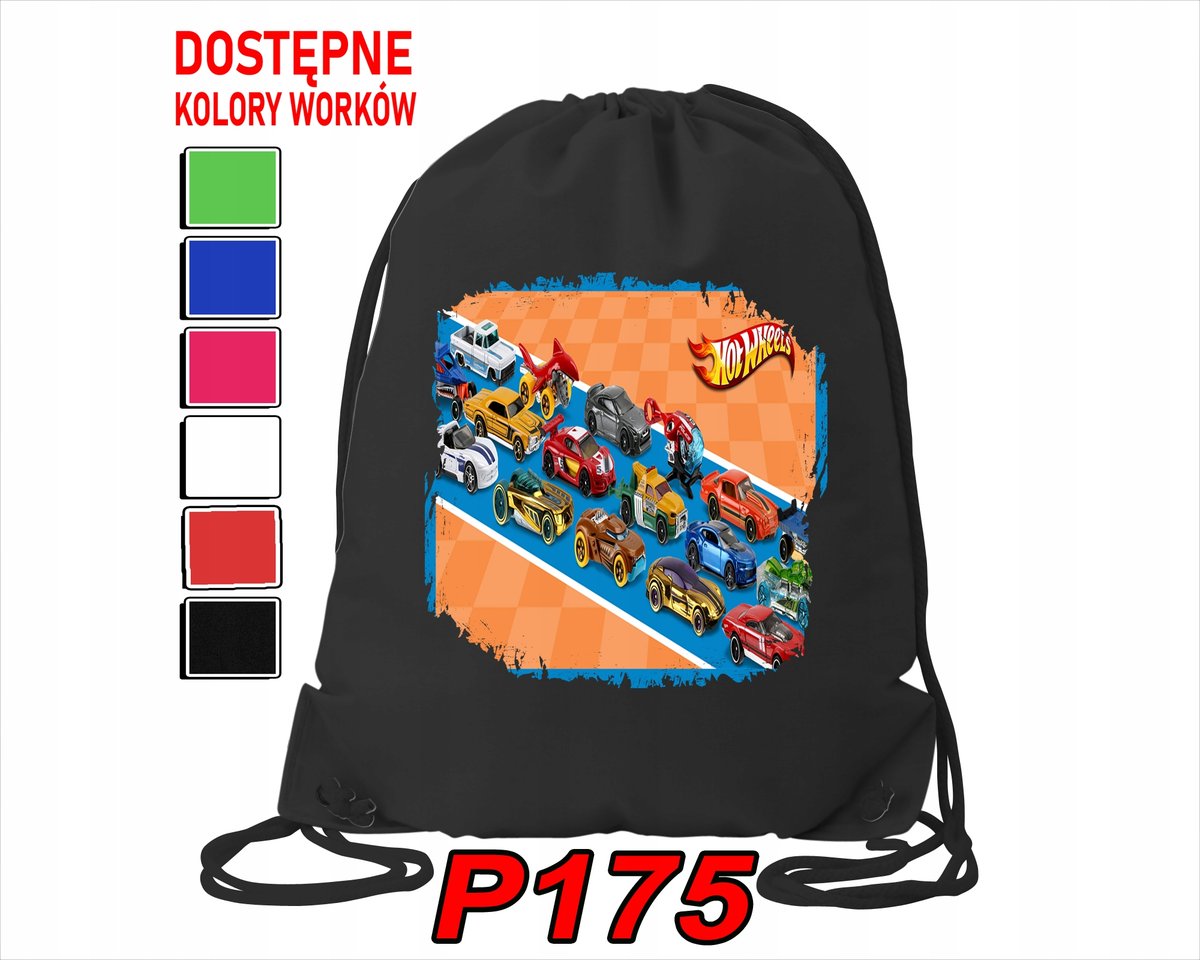 WOREK SZKOLNY NA WF BUTY SPORTOWY DLA DZIECKA BAJKI 5 WZORÓW + IMIĘ