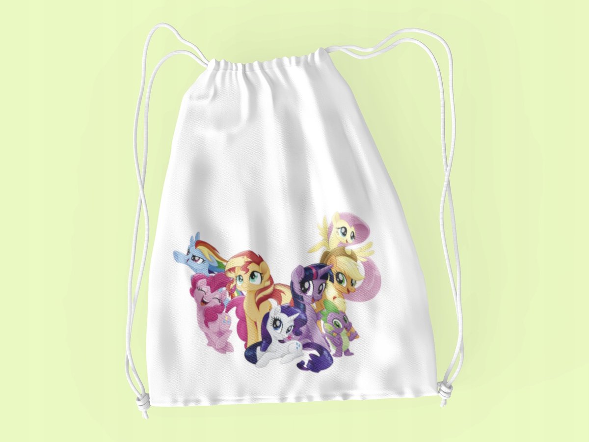 WOREK DO SZKOŁY WF/BUTY MY LITTLE PONNY + IMIĘ