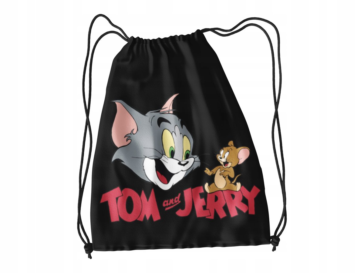 WOREK DO SZKOŁY WF/BUTY TOM I JERRY + IMIĘ