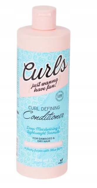 CURLS Just Wanna Have Fun Odżywka do włosów kręconych i puszących 400ml