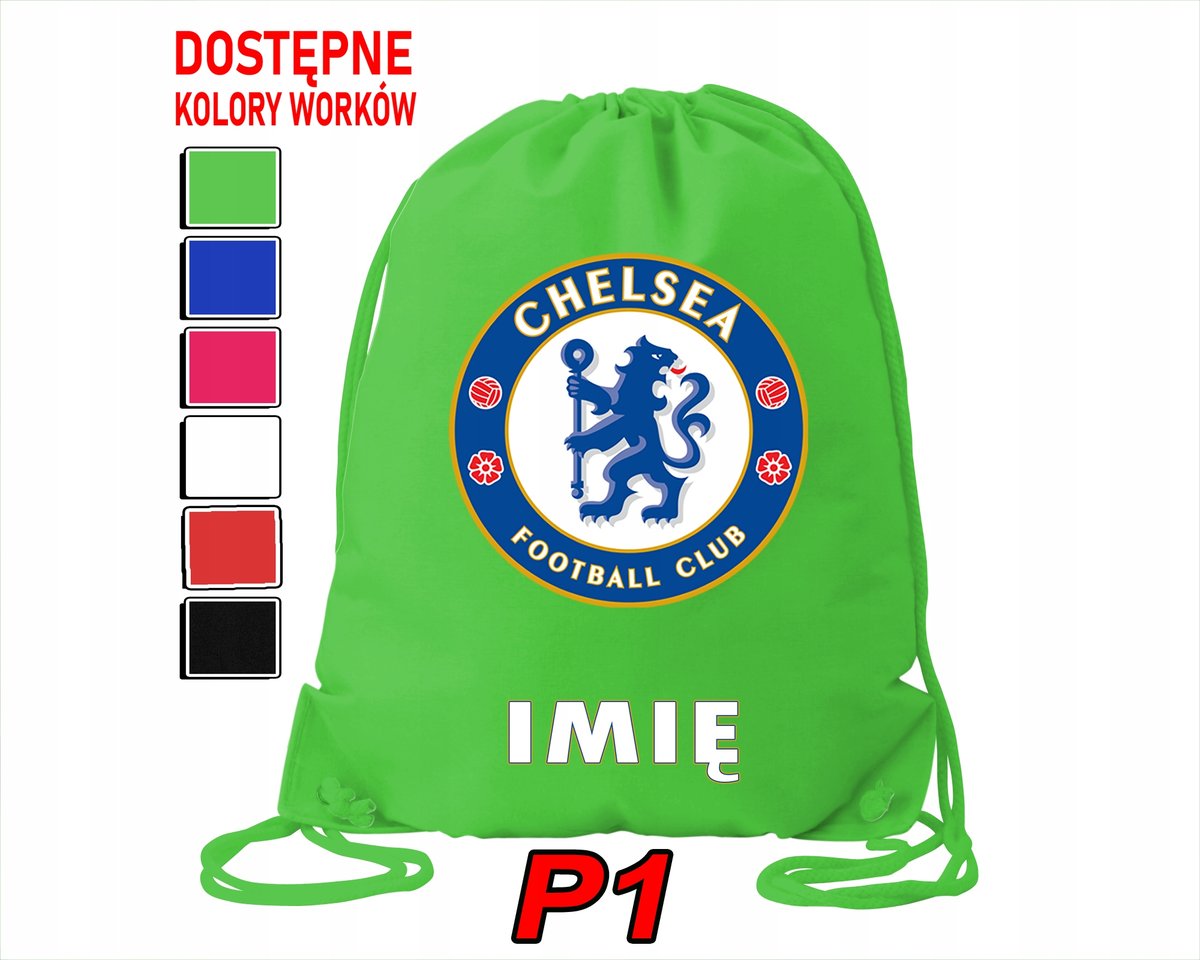 WOREK SZKOLNY NA WF TRENING BUTY SPORTOWY DLA FANA CHELSEA PIŁKA NOŻNA