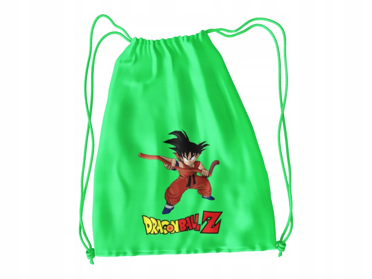 WOREK DO SZKOŁY WF/BUTY DRAGONBALL + IMIĘ