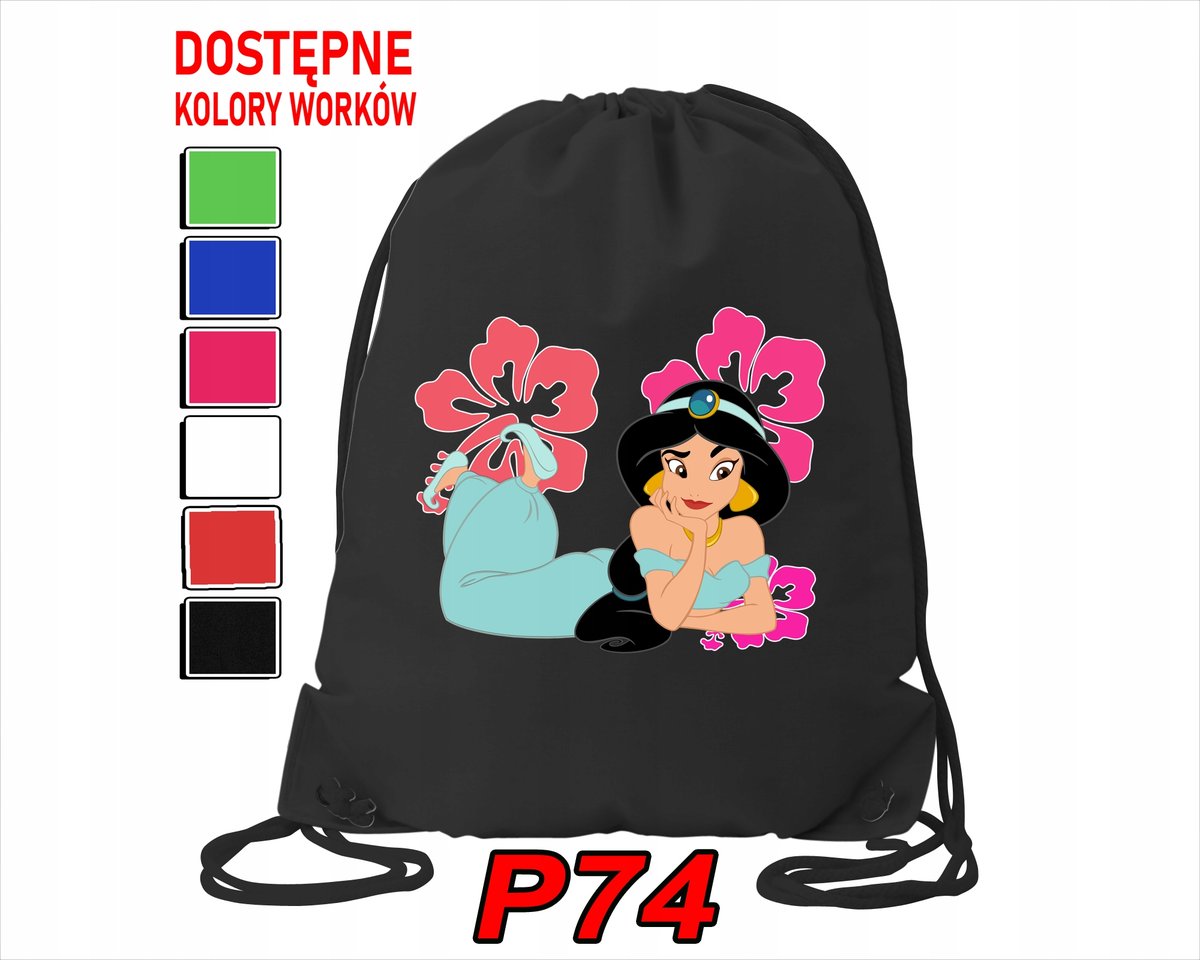 WOREK SZKOLNY NA WF BUTY DLA DZIECKA CZARODZIEJKI KSIĘZNICZKI + IMIĘ