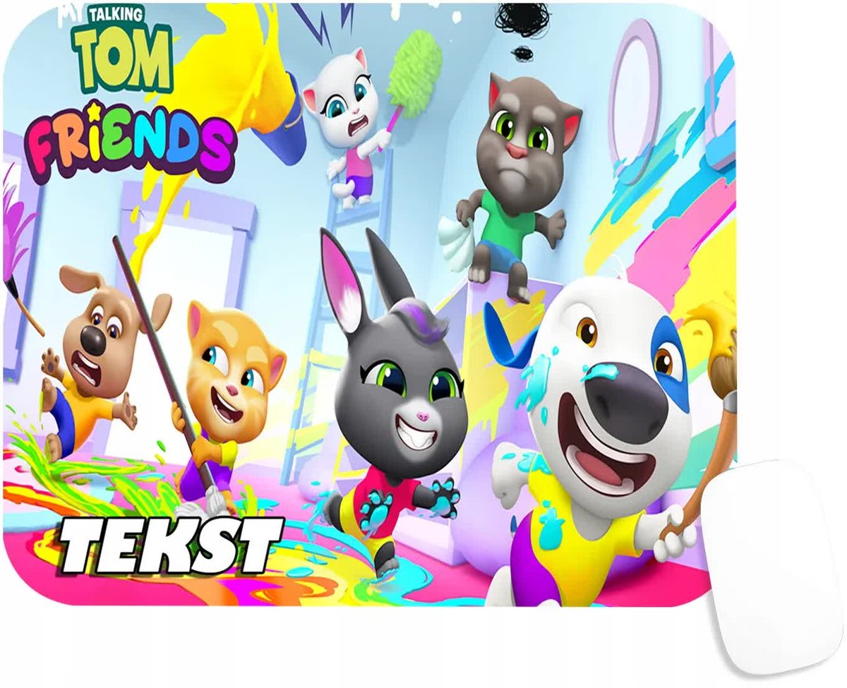 PODKŁADKA POD MYSZKĘ Z NADRUKIEM MY TALKIN TOM GRY BAJKI-TEKST -20X24