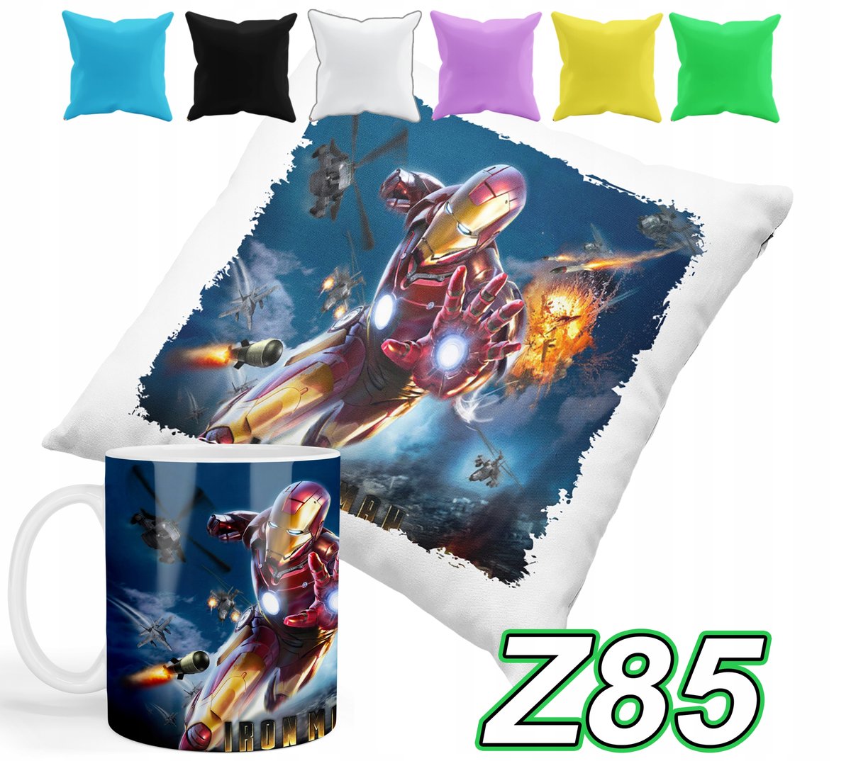ZESTAW KUBEK +POSZEWKA Z NADRUKIEM PREZENT MARVEL BAJKI +IMIĘ