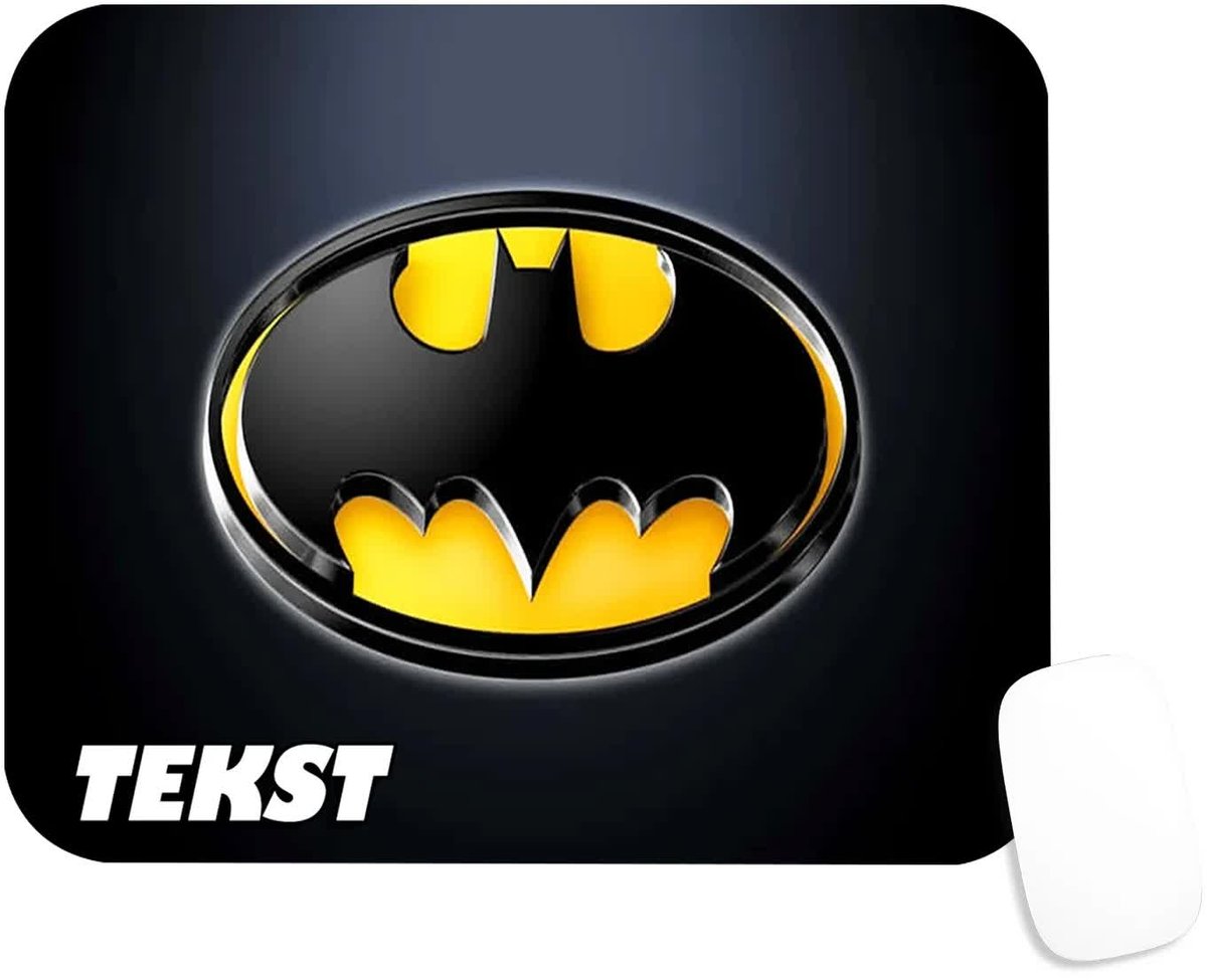 PODKŁADKA POD MYSZKĘ Z NADRUKIEM BATMAN BOHATER WZORY-TEKST -20X24