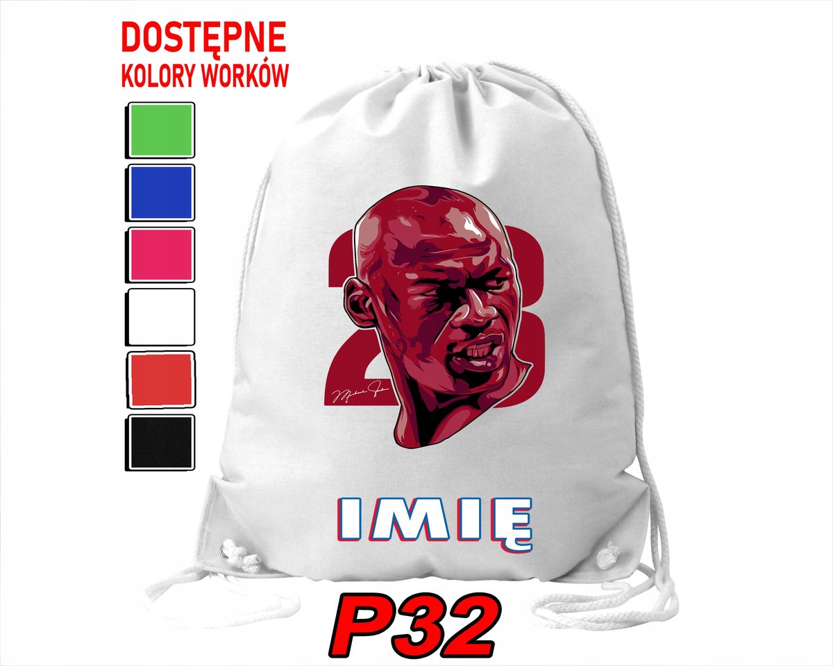 WOREK SZKOLNY NA WF TRENING BUTY SPORTOWY DLA FANA MICHAEL KOSZYKARZ NBA MJ