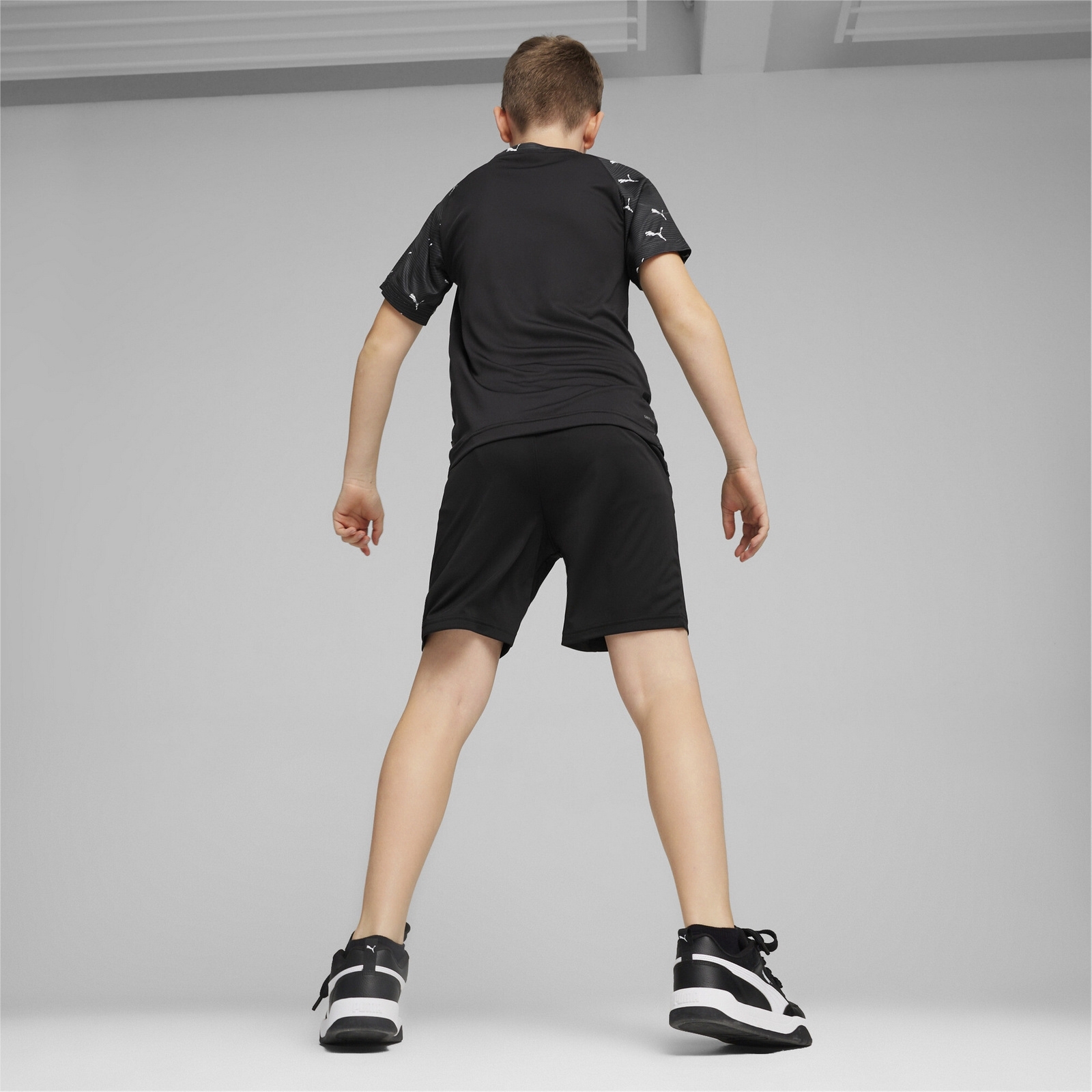 Komplet dresowy chłopięcy Puma ACTIVE SPORTS AOP czarny 68031701