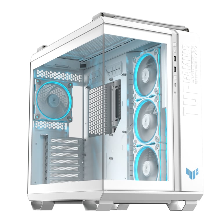 ASUS TUF GAMING GT502 Horizon TG ARGB White Midi Tower Biały 90DC0093-B19010