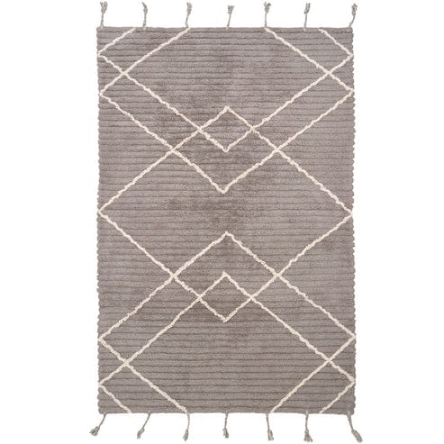 Dywan boho szary Lassa Stone Grey 100x150