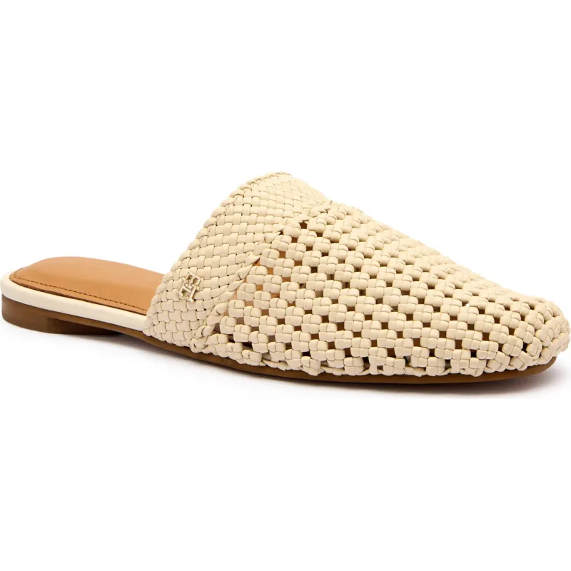 Tommy Hilfiger Klapki | z dodatkiem skóry