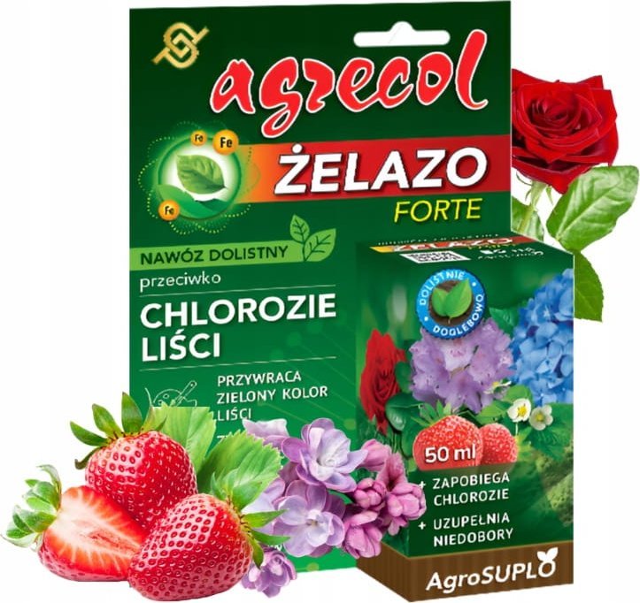 Dolistny Nawóz interwencyjny do roślin 50ml Żelazo Forte przeciw chlorozie
