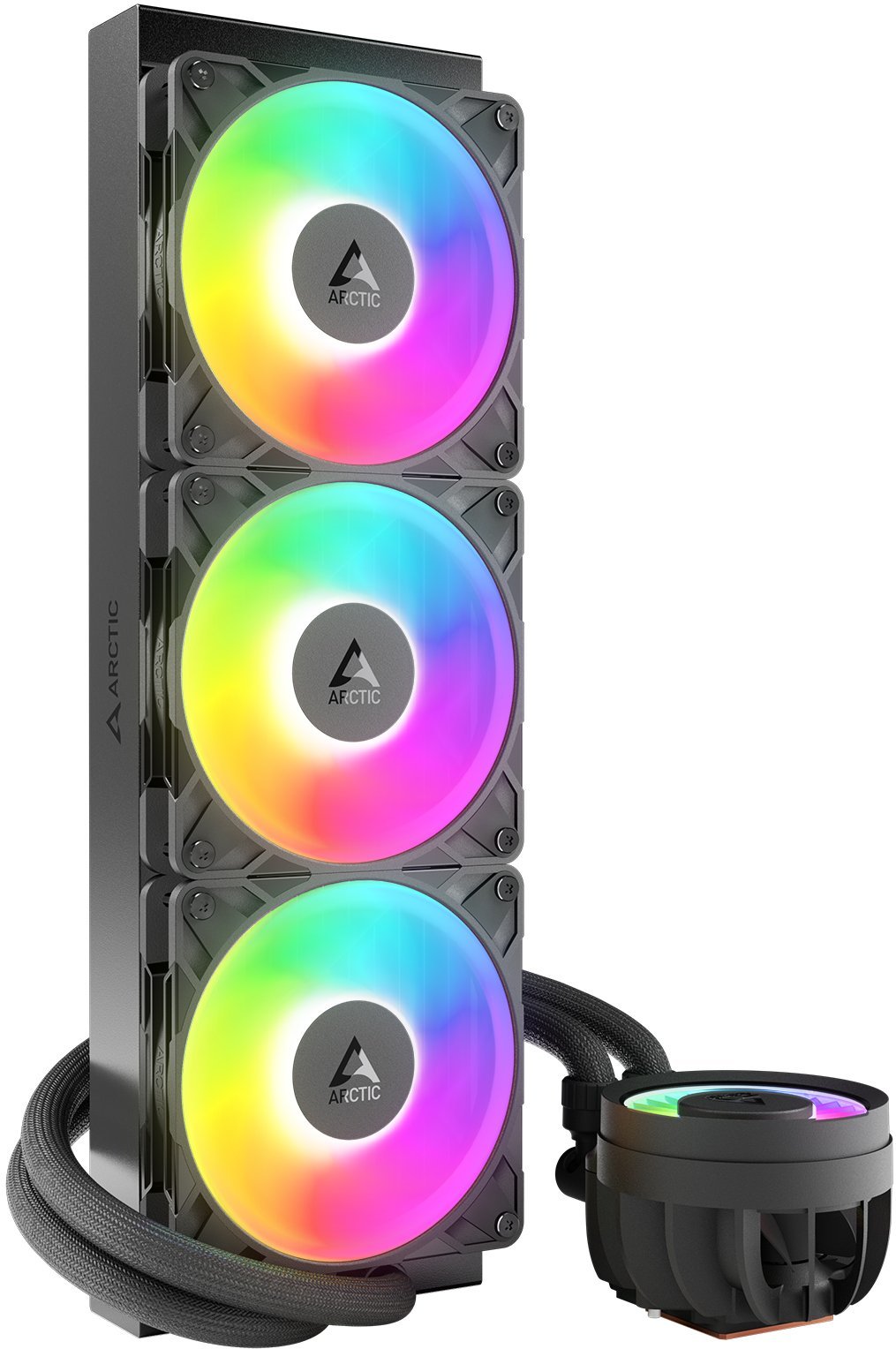Arctic Liquid Freezer III Pro 360 A-RGB Procesor Zestaw do chłodzenia płynami 12 cm Czarny 1 szt.
