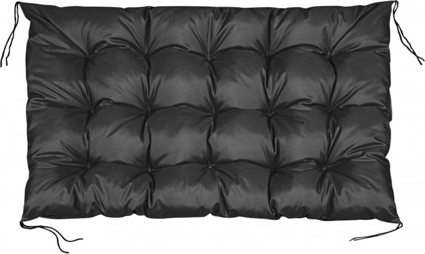 vidaXL PODUSZKA OGRODOWA NA PALETY 120X80 CM CZARNA