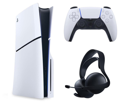 Sony PlayStation 5 Slim + Pulse Elite Midnight Black