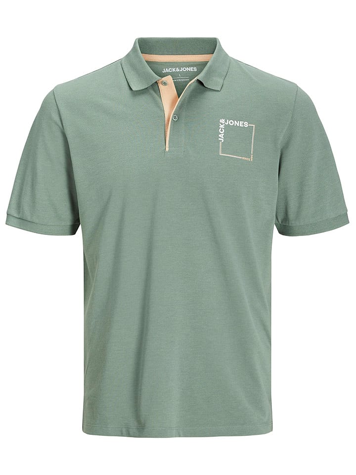 Jack & Jones Koszulka polo w kolorze zielonym