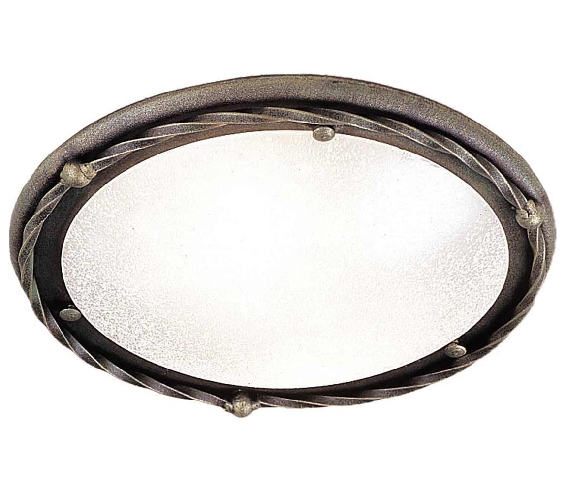 Elstead PB-F-B-BLK-GOLD - Lampa sufitowa PEMBROKE 1xE27/60W/230V mosiądz