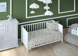 KARO Pościel bawełniana 160x200 biedronki dziecięca zapinana na suwak 3694 D Bawełna Max