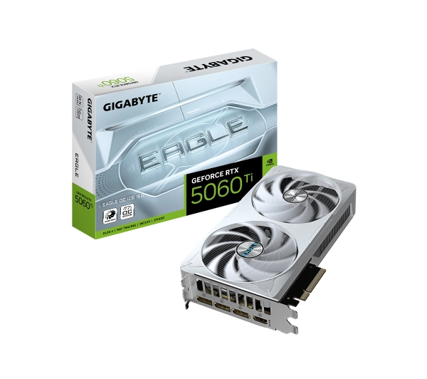 Gigabyte GeForce RTX 5060 Ti Eagle OC Ice 16GB GDDR7 128bit DLSS 4 GV-N506TEAGLEOC ICE-16GD