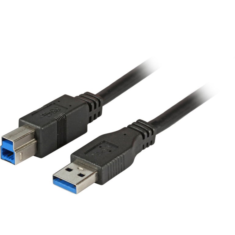 EFB Elektronik 1.8m USB 3.0 A/B kabel USB 1,8 m USB 3.2 Gen 1 (3.1 Gen 1) USB A USB B Czarny K5236.1,8