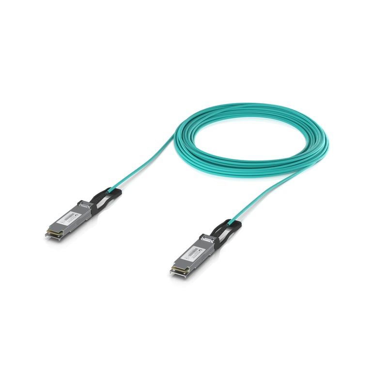 Ubiquiti UACC-AOC-QSFP28-20M kabel InfiniBand / światłowodowy Kolor Aqua UACC-AOC-QSFP28-20M