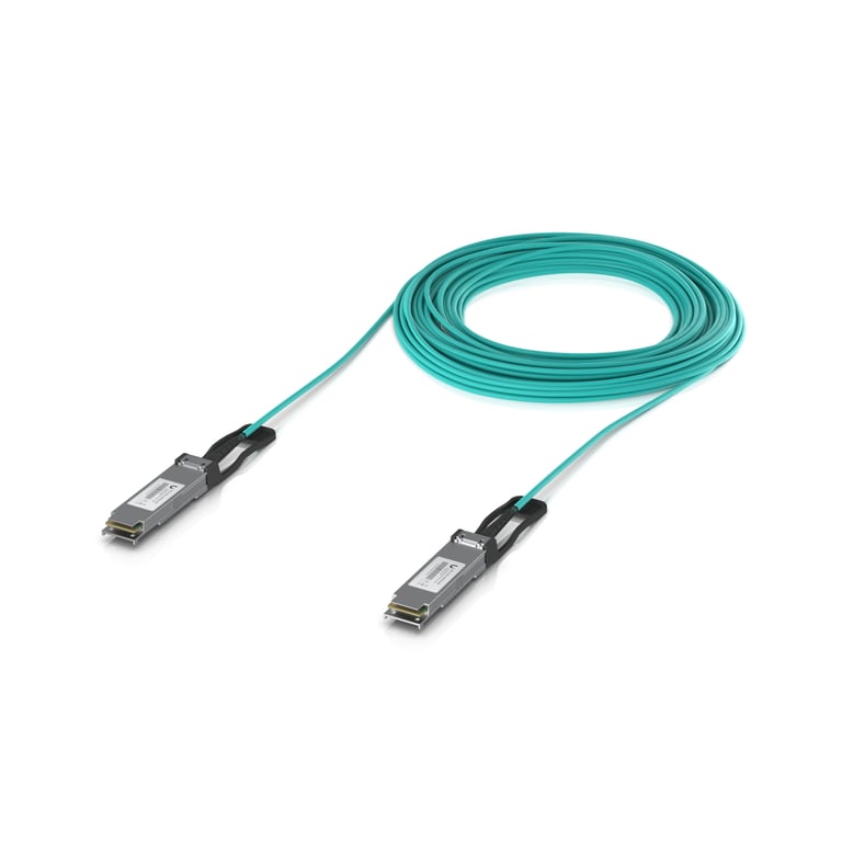 Ubiquiti UACC-AOC-QSFP28-30M kabel InfiniBand / światłowodowy Kolor Aqua UACC-AOC-QSFP28-30M