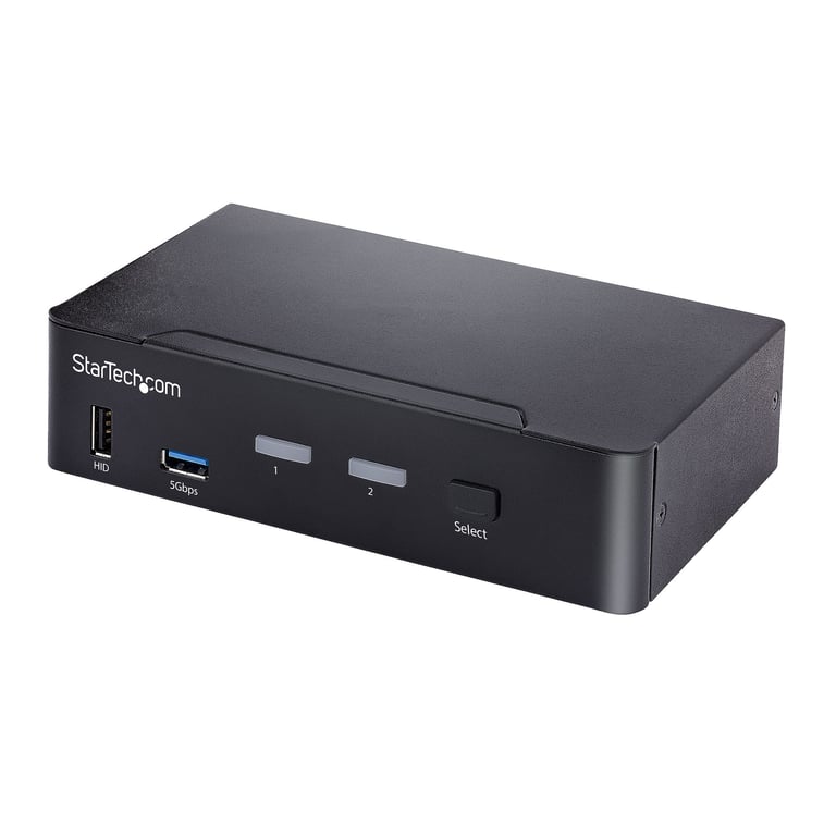 StarTech SV231DPUCA przełącznik KVM Czarny SV231DPUCA